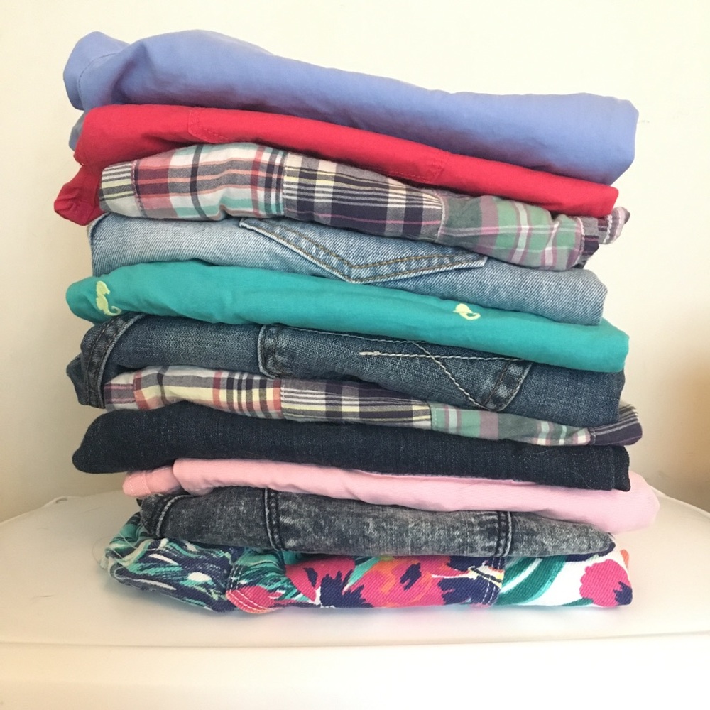 Mystery Box of 11 combination of Jean shorts and chino classic shorts EUC size 2